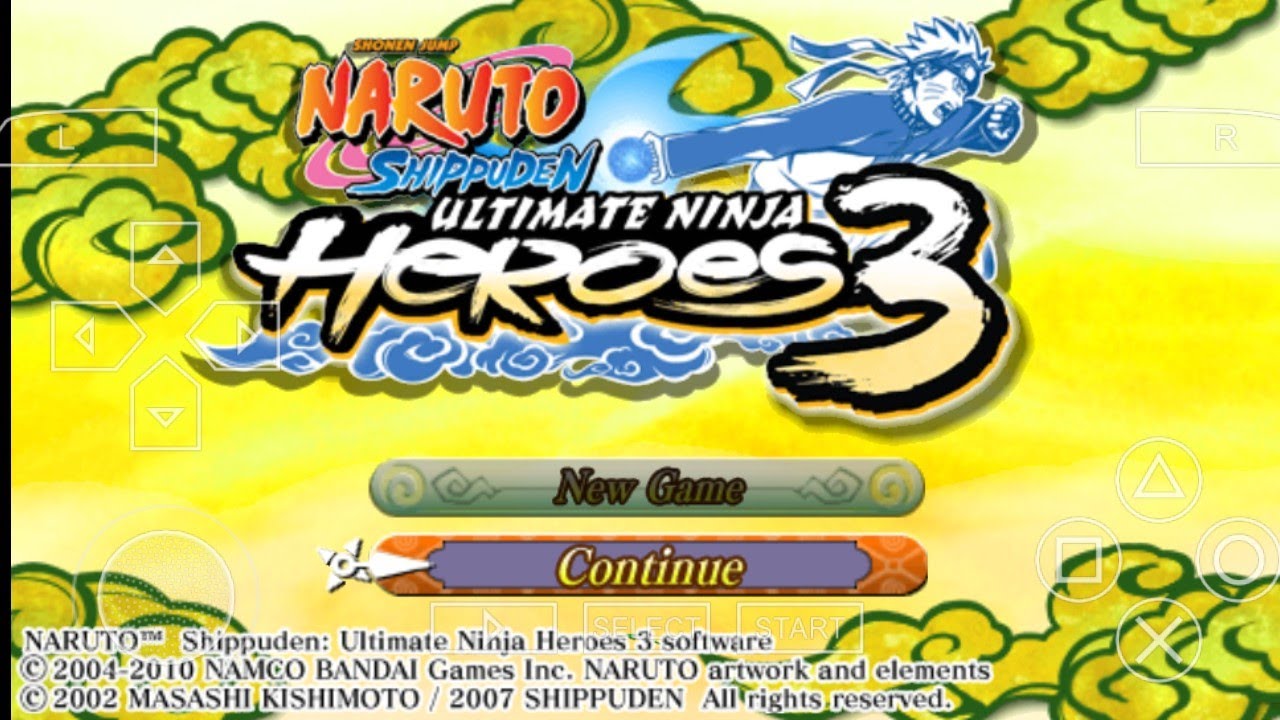 download save file naruto shippuden ultimate ninja heroes 3
